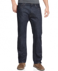 Toss the skinny style and get comfortable in these relaxed-fit jeans from Nautica.