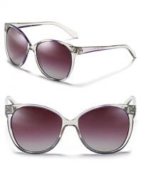 Make a nod to mod in translucent frames from Tory Burch.