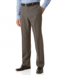 Looks good on you, looks good for the environment. These Haggar pants are never short on comfort or style.