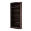 South Shore Axess Collection 5-Shelf Bookcase, Chocolate