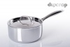 Duxtop Whole-Clad Tri-Ply Stainless Steel Induction Ready Premium Cookware SaucePan with Cover 3-Quart