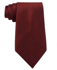 Are solids just a bit too stale? This micro-patterned tie from Nautica gives your look just enough texture.
