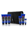 Everything you need, for everywhere you go. This all-in-one set contains six of our best-selling products in a durable black micro-fiber bag. Includes travel sizes of Pure Clean Daily Facial Cleanser, Face Buff Energizing Scrub, Beard Lube™ Conditioning Shave, Double-Duty Face Moisturizer SPF 20, Turbo Wash® Energizing Cleanser for Hair & Body and Cool Moisture Body Lotion.