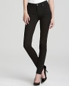An of-the-moment closet staple: the high-rise, skinny-fit black denim MARC BY MARC JACOBS denim leggings with a bit of stretch for the most flattering fit.