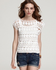 Quotation: 525 America Sweater - Novelty Crochet Lace