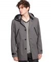 Modernize your rain gear with this stylish trench coat from Bar III.