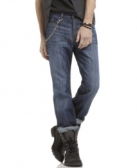 Get your daily dose of denim from Kenneth Cole. These boot-cut jeans will be your most versatile pair.