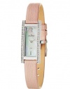 Skagen Women's 266SSLLV1 Swarovski Crystal Pale Pink Leather Watch