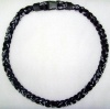 TORNADO- ALL BLACK 20IN TITANIUM MLB/SOFTBAL NECKLACE [Health and Beauty]