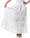 Alki'i Embroidered Full/Ankle Length gypsy bohemian long skirt