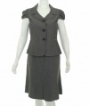 TAHARI ASL Cap Sleeve 2PC Jacket/Skirt Suit