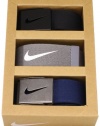 Nike Golf Mens Tech Essentials 3 Pack Belt Gift Set