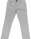 Lauren Jeans Co. Women's Slimming Modern Straight Ankle Jeans (White) (12)