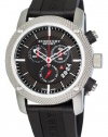 Burberry Men's BU7700 Endurance Black Chronograph Dial Rubber Strap Watch