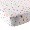 Luvable Friends Fitted Crib Sheet, Garden