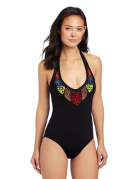 Kenneth Cole Reaction Women's In Paradise Halter Mio Swimsuit