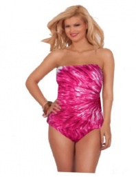 Michael Kors Tye Dye Design 2-Piece Halter / Bandeau Underwire Tankini Style Swimsuit