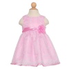 Joe Ella Pink Dress Size 12M Baby Girl Easter Spring Net Overlay Dress
