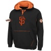 MLB San Francisco Giants True Leader Hooded Fleece Jacket, Black/Orange