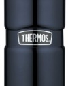 Thermos Stainless King 24-Ounce Leak Proof Drink Bottle, Midnight Blue