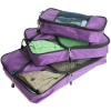 TravelWise Packing Cube System - Durable 3 Piece Set (Small, Medium, Large)