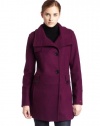 Tommy Hilfiger Womens Wool Blend Coat
