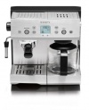 KRUPS XP2280 Espresso Machine and Coffee Maker Combination with KRUPS Precise Tamp Technology and Stainless Steel Housing, Silver