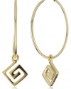 Lisa Stewart Modern Myth 14k Gold-Plated Hoop, Charm Love Earrings
