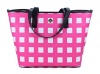 Kate Spade Pink White Nylon Checker Place Harmony Baby Bag