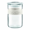 Bodum Presso 20-Ounce  Glass Storage Jar, White