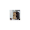 Furinno 11159EX/BR (99998E) Multipurpose Storage Shelves Cabinet Dresser with 4 Bin-Type Drawers, Espresso Finish