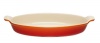 Le Creuset PG0400-2402 Heritage Stoneware Au Gratin Dish, Oval, Flame