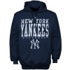 MLB Majestic New York Yankees Double Play Hoodie - Navy Blue
