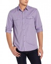 Kenneth Cole Men's Irridescent Check Shirt