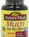 Nature Made Multi For Her 50+ Multiple Vitamin and Mineral, 90 Tablets (Pack of 3)
