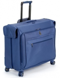 Delsey Luggage Helium X'pert Lite Ultra Light 4 Wheel Spinner Garment Bag, Blue, 45 Inch