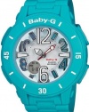 Casio Women's BGA170-2B Baby-G Shock Resistant Turquoise Resin Analog Watch
