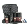 Travel Kit (Sandalwood): Razor+ Shaving Brush+ Pre-Shave Oil 30ml+ Shaving Cream 50ml+ A/S Balm 30ml+ Case 5pcs+1case