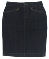 Lauren Jeans Co. Women's Denim Pencil Skirt