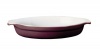 Emile Henry 10.75 Inch Oval Gratin Dish, Figue