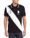 U.S. Polo Assn. Men's Solid with Contrast Color Piecing