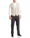 Perry Ellis Men's Big-Tall Texture PVL Suit Vest