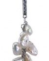 CleverEve Designer Series Freshwater White Baroque Pearl Necklace w/ 16 Sterling Silver Chain