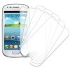 MPERO Collection 5 Pack of Clear Screen Protectors for Samsung Galaxy S III Mini I8190 / I8190N / I8190T