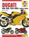Ducati 600, 620, 750 & 900 2-valve V-Twins '91 to '05 (Haynes Service & Repair Manual)