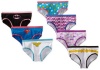Handcraft Girls 2-6X Justice League Hipster 7 Pack Underwear, Assorted, 6
