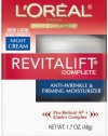 L'Oreal Paris RevitaLift Complete Night Cream Anti-Wrinkle & Firming Moisturizer