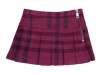 Burberry Girls Magenta Saffy Wool Pleated Skirt Kilt (5Y)