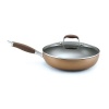Anolon Advanced Bronze Hard Anodized Nonstick 12-Inch Covered Deep Skillet
