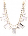 Betsey Johnson Iconic Baguette Baguette Crystal Necklace, 19